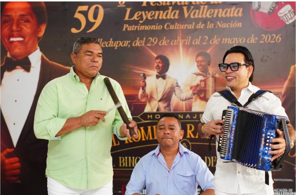 Con respaldo de Sergio Luis Rodríguez, Juank Padilla se inscribió en el Festival Vallenato 2026: “Voy por este sueño”