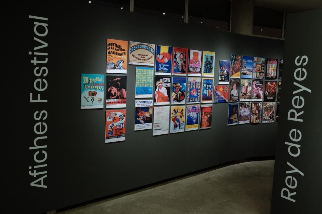 Afiches del Festival de la Leyenda Vallenata en el Museo Salón de Reyes
