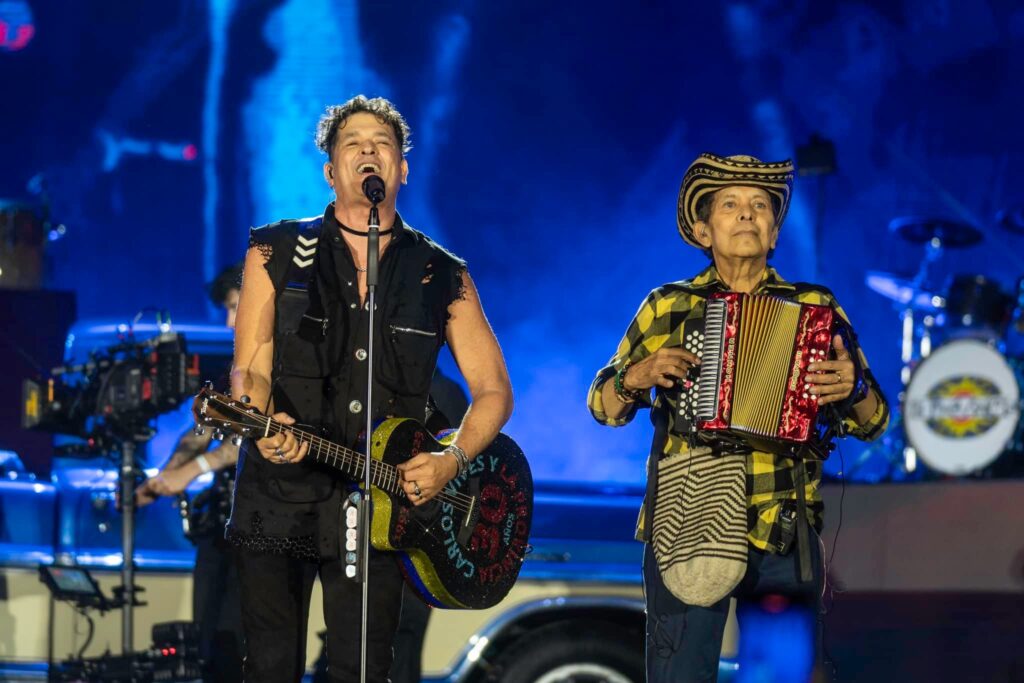 Carlos Vives y Egidio Cuadrado integrantes de La Provincia