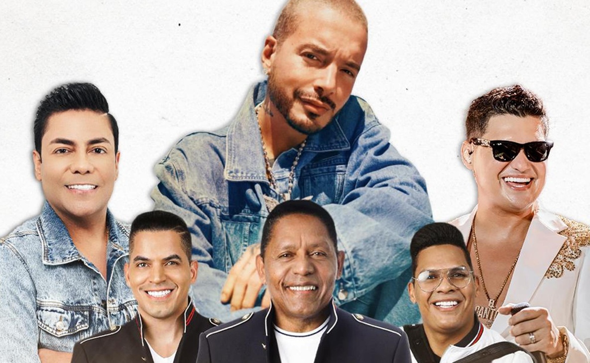 J Balvin, Elder Dayán Díaz, Churo Díaz y el Binomio de Oro de América integran el cartel del 2 de mayo en el Festival de la Leyenda Vallenata. FOTO: FESTIVAL VALLENATO.