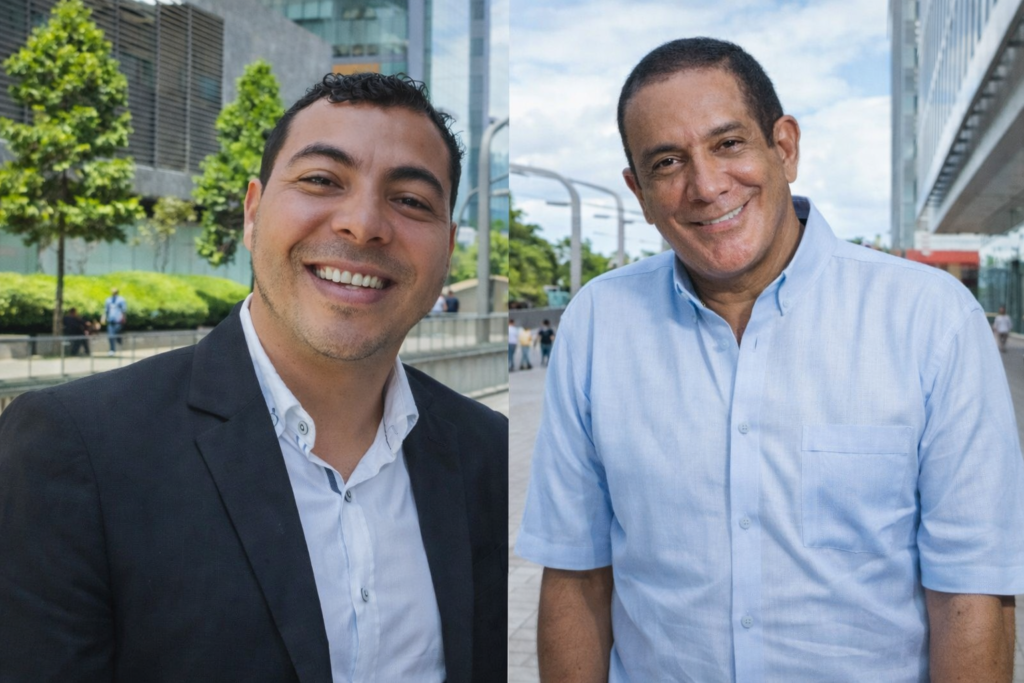 Andrés Vásquez hablando ante medios tras denunciar presiones relacionadas con Sayco