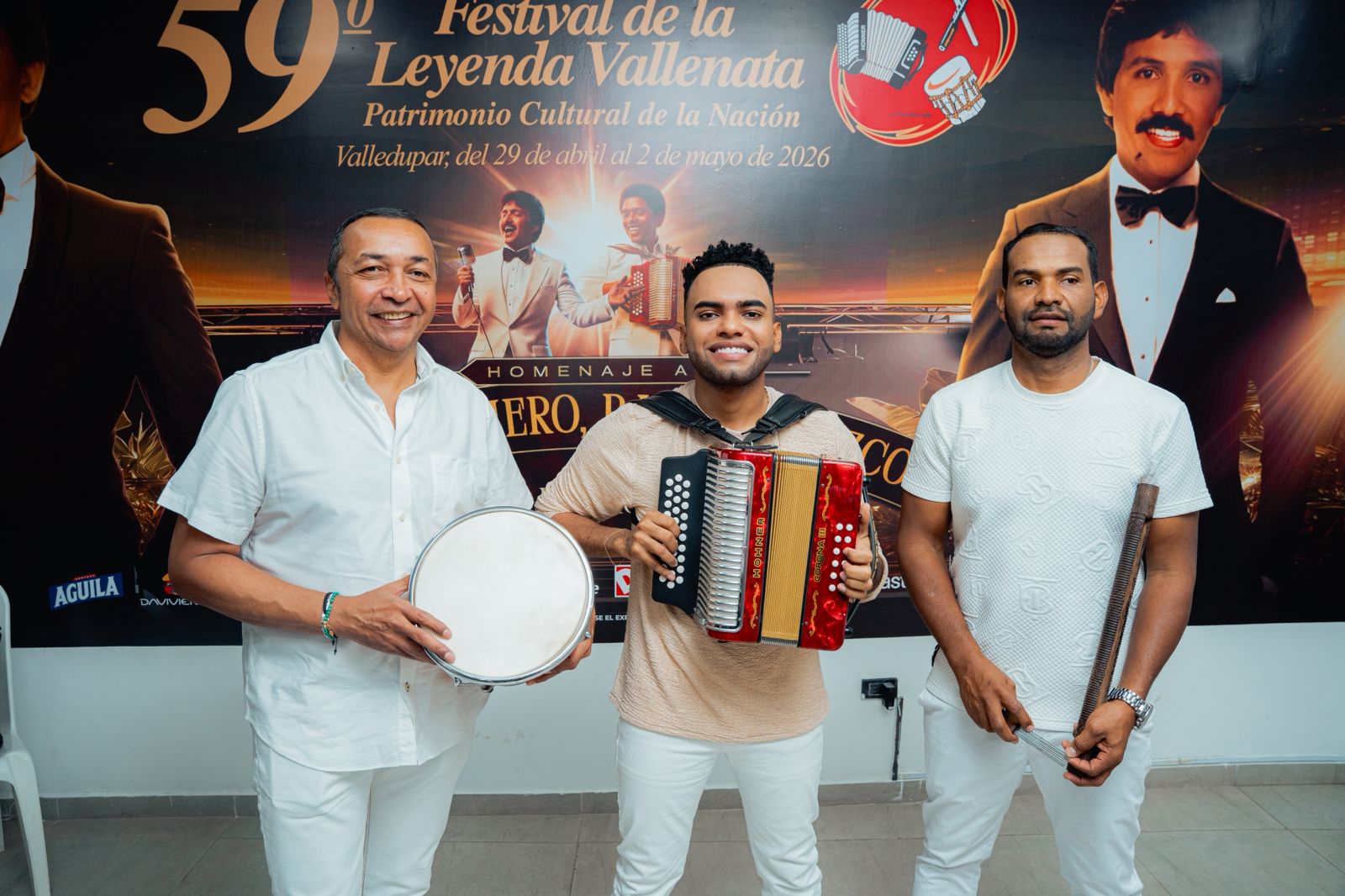 José Juan Camilo Guerra se inscribe al Festival Vallenato 2026 junto a Memo Granados y Reinaldo Ortiz