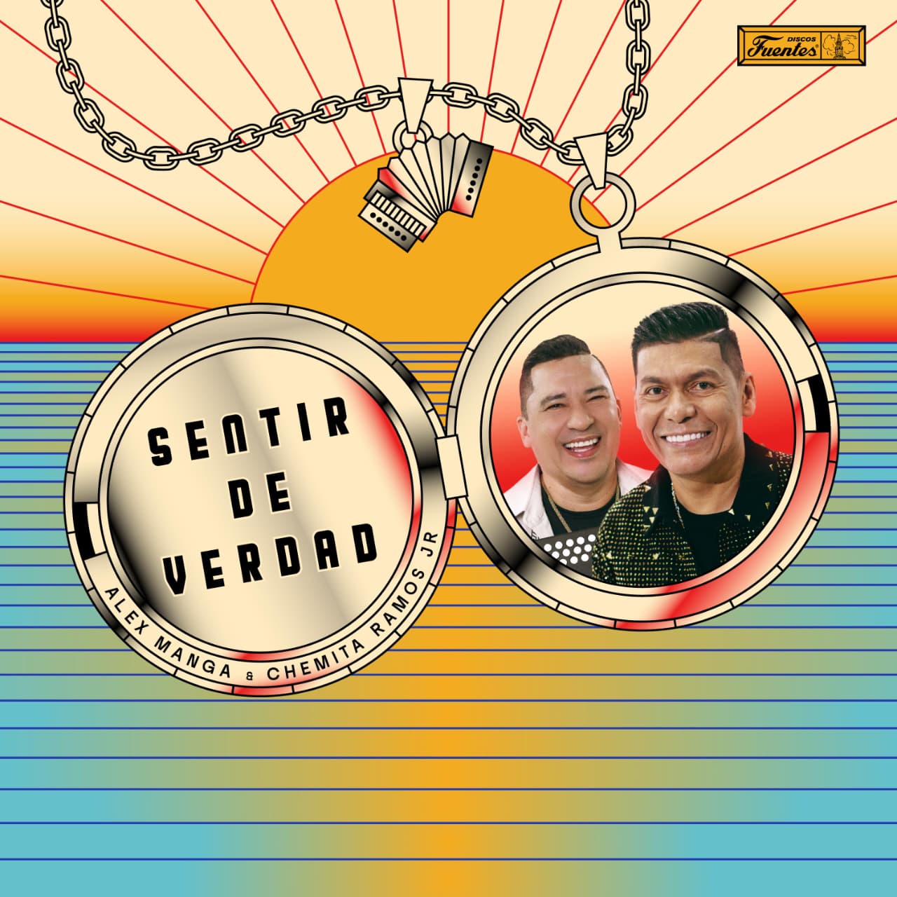 Chemita Ramos Jr. y Alex Manga presentaron Sentir de Verdad, una apuesta que mezcla tradición y actualidad en el vallenato. FOTO: PRENSA CHEMITA RAMOS.