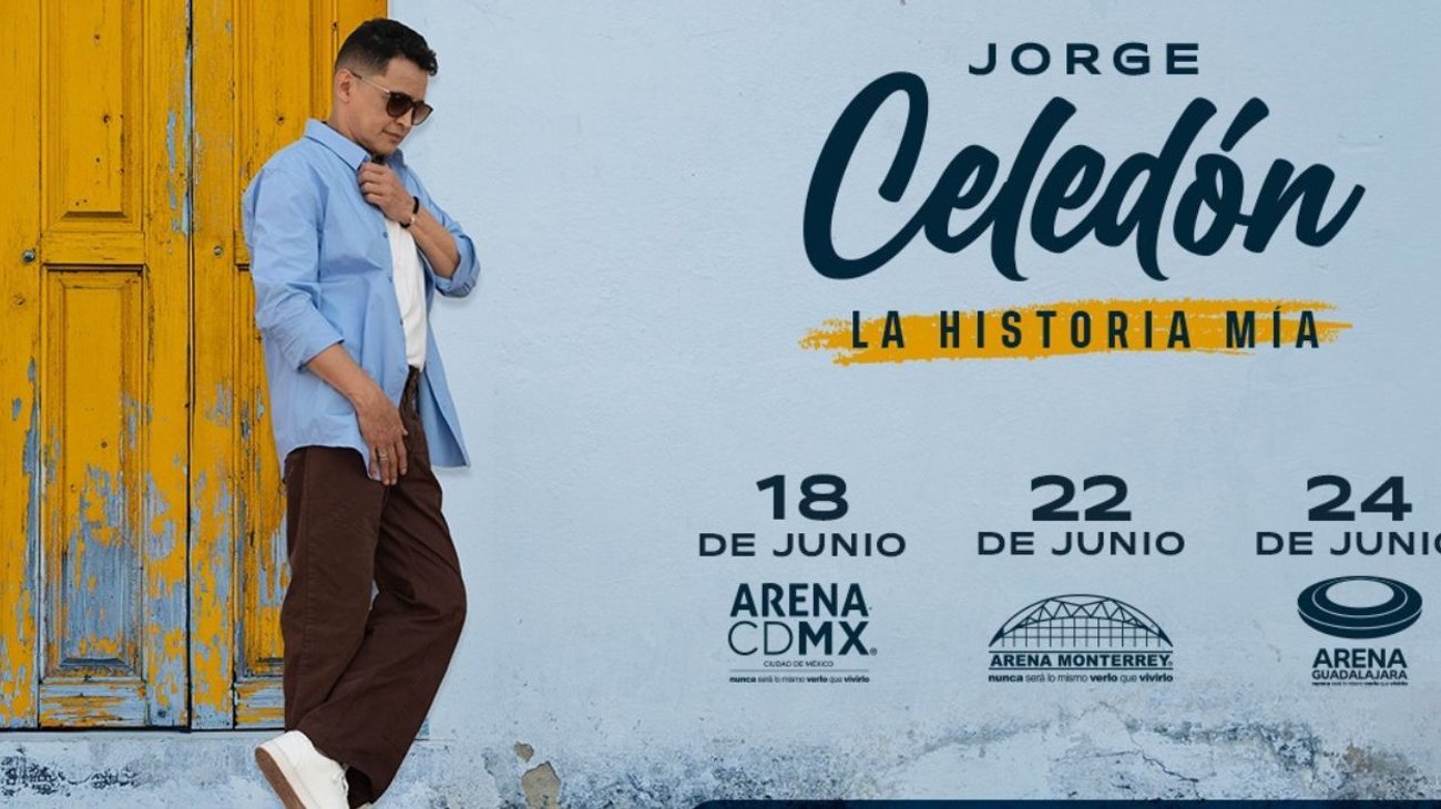 gira de Jorge Celedón en México 2026 público en Monterrey
