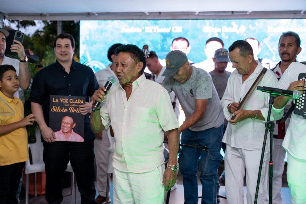 Silvio Brito durante homenaje del Concejo de Valledupar