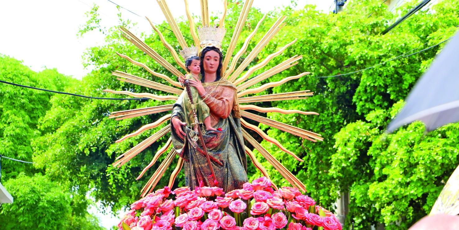 Procesión de la Virgen del Rosario en Valledupar, origen de por qué se llama Festival de la Leyenda Vallenata