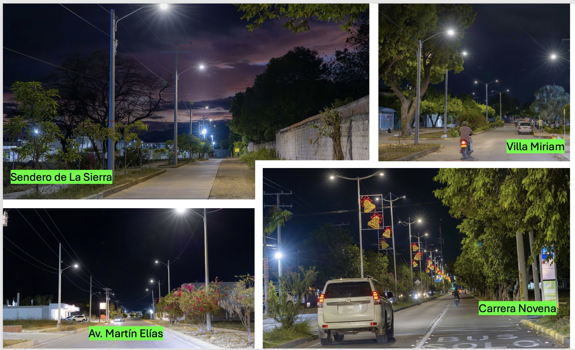 Valledupar ya no es oscuro: ESTIV invirtió $60 mil millones en modernización de alumbrado público led