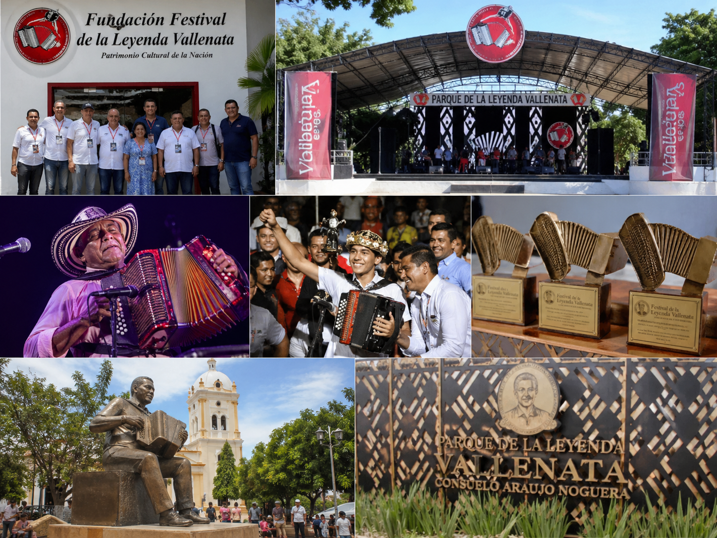 Parque de la Leyenda Vallenata, sede actual de la Fundación que organiza el festival más importante del vallenato. Imagen creada por Vallenatísimo.