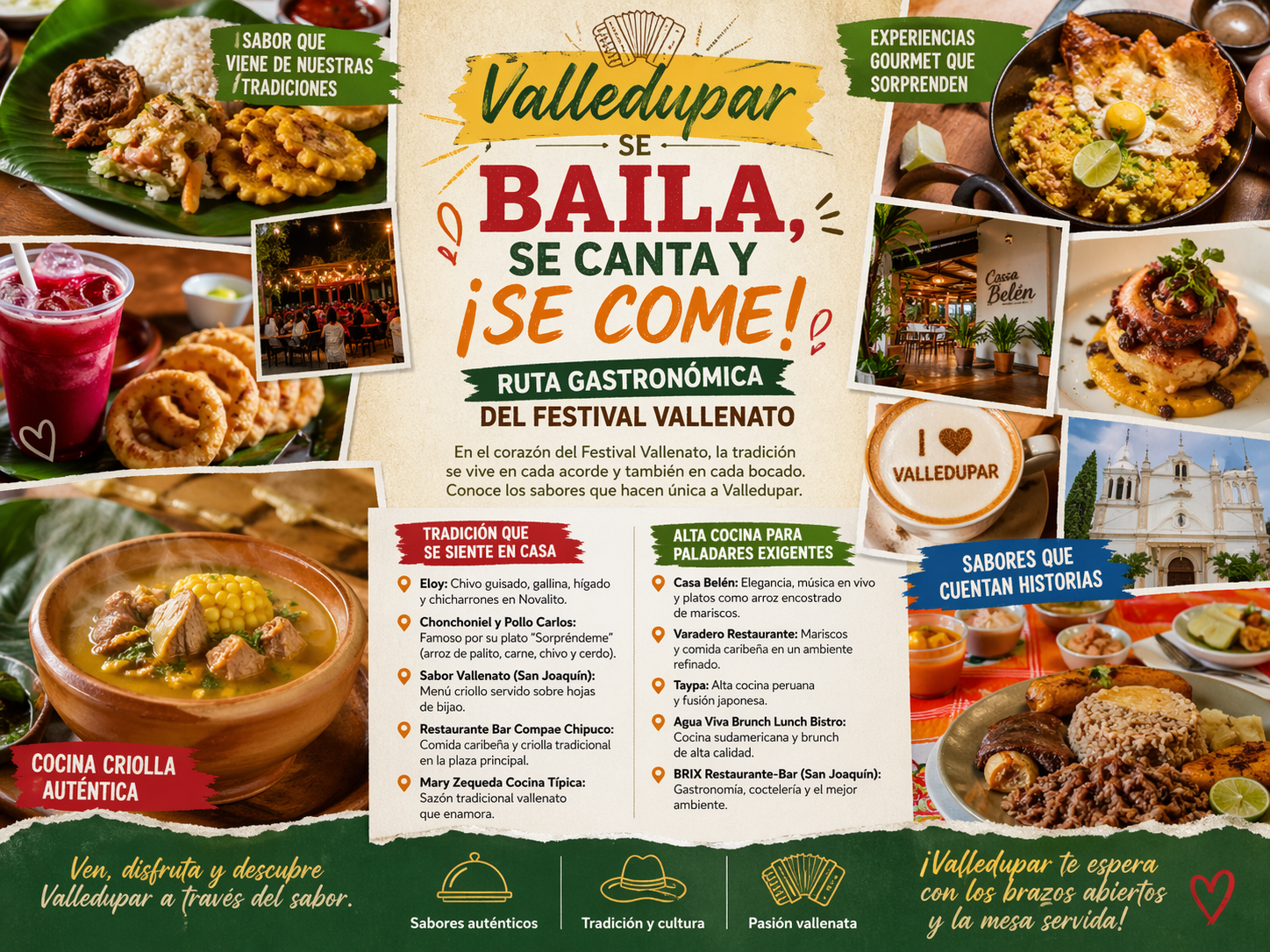 Ruta gastronómica del Festival Vallenato: dónde comer en Valledupar