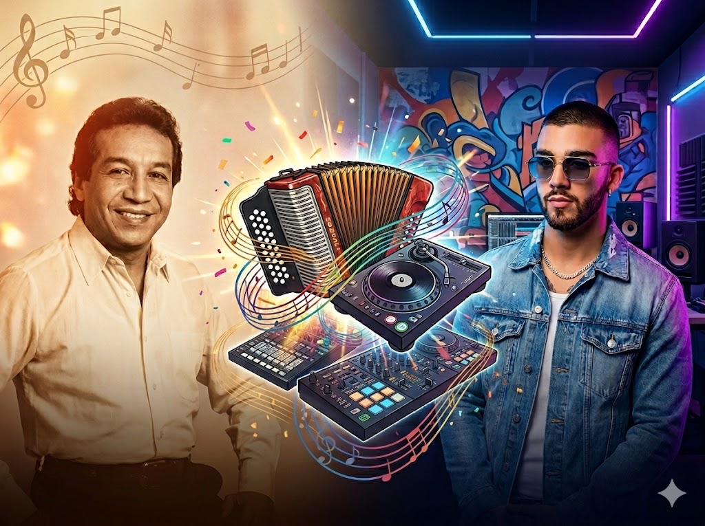 Fusión musical entre Diomedes Díaz y Manuel Turizo para la canción Te Creo.