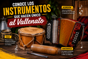 Conoce los instrumentos que hacen único al vallenato